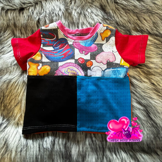 Scrappy Retro Snacks 9-12mo Tee