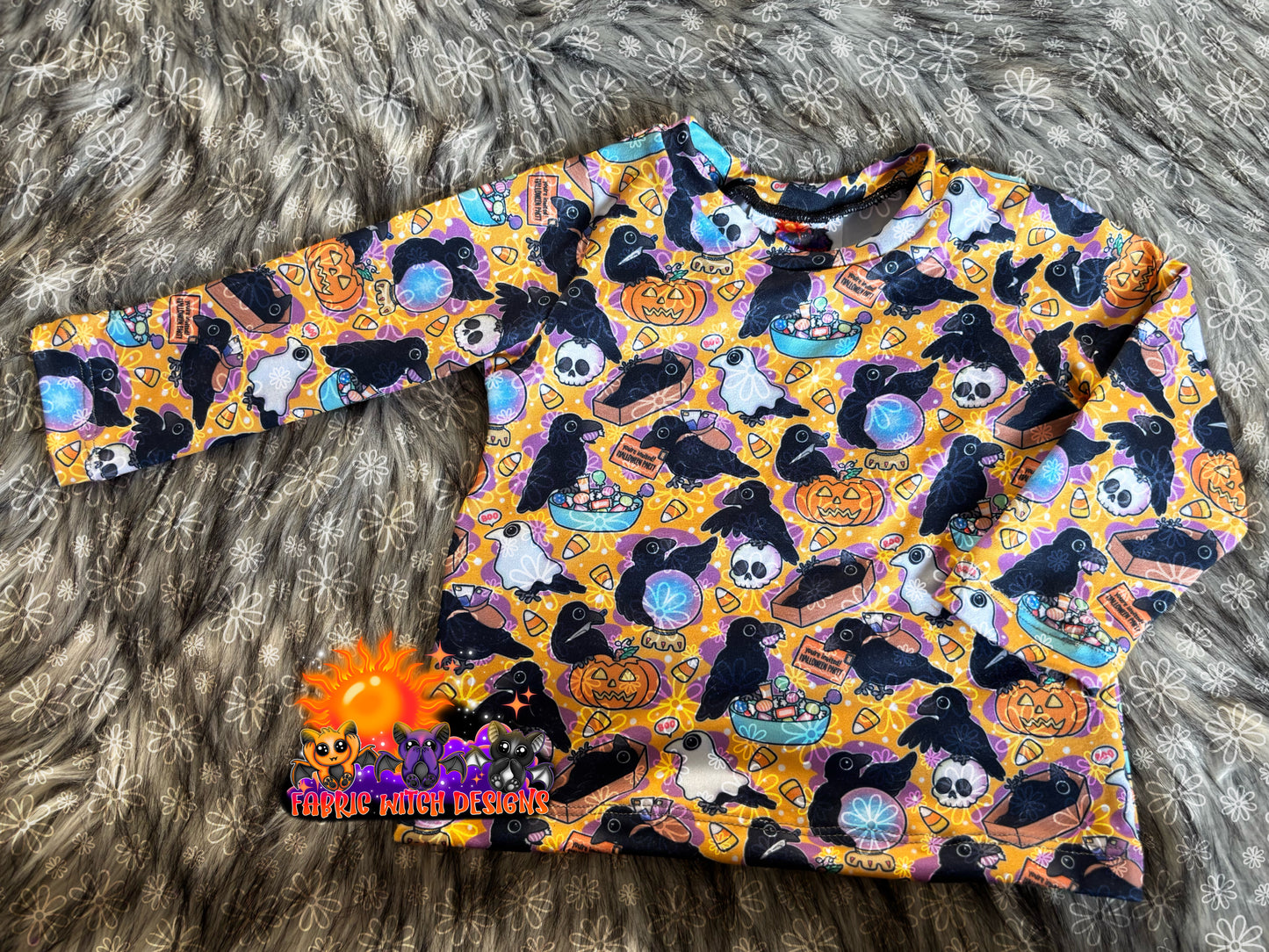 Candy Crows 9/12mo Long Sleeve Shirt