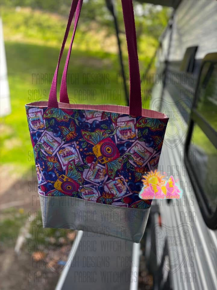 Moth Affirmations Holo Base Tote Bag