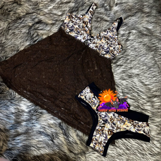 Biblical Dragon Large Babydoll & Undies