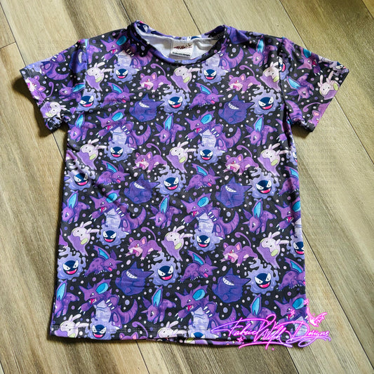 Purple Monsters Kids 9/10 Tee