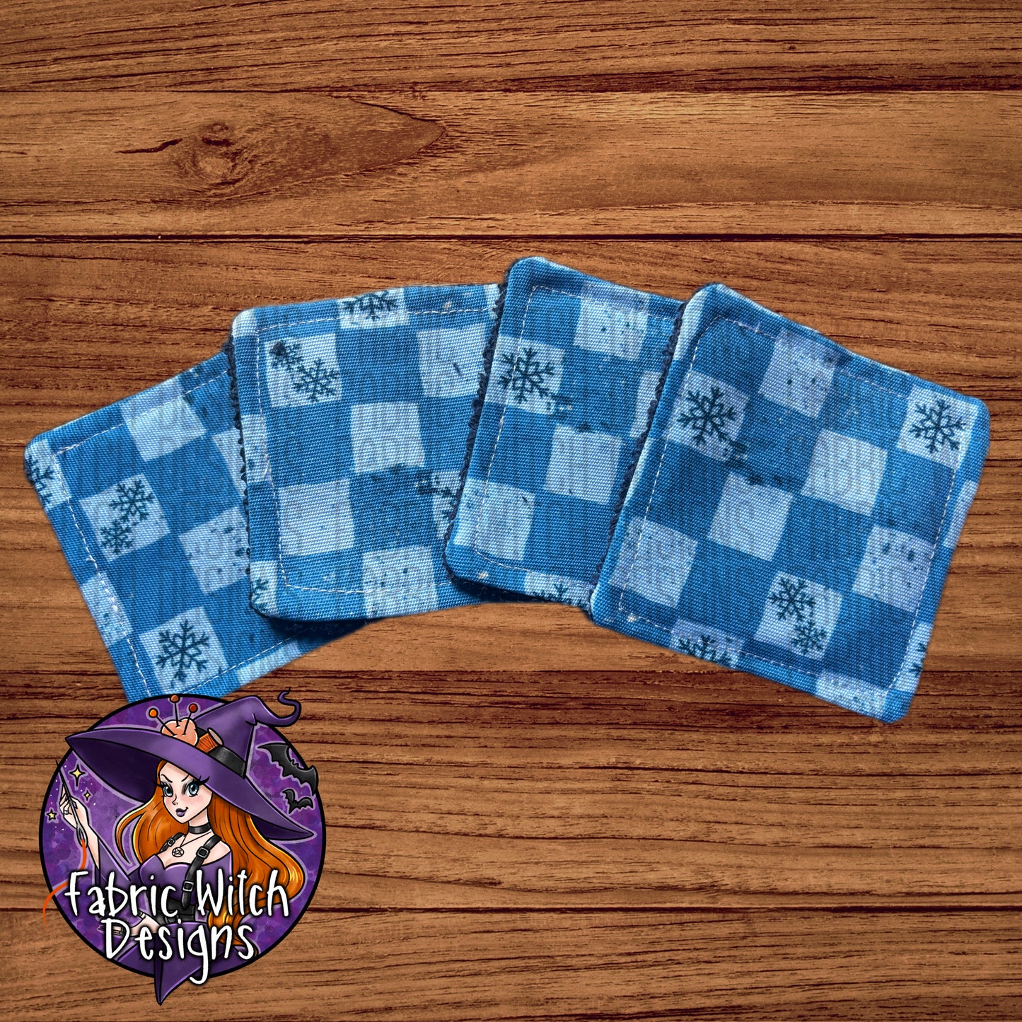Snowflake Checkers Snack Bag