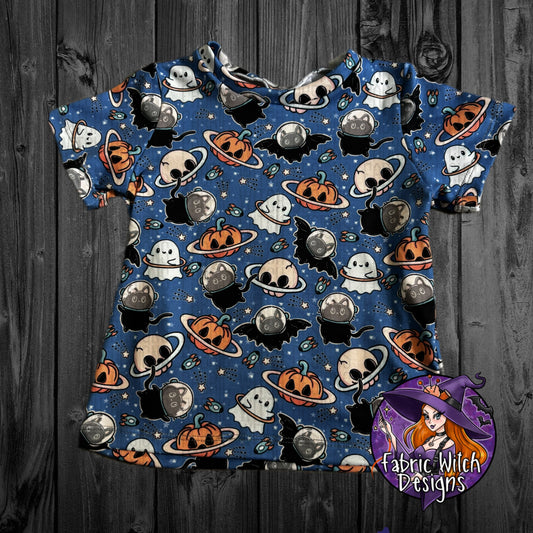Space Bats & Cats 18-24mo Shirt