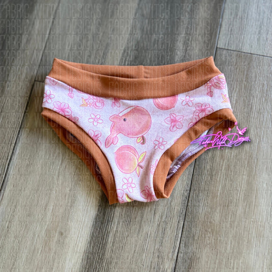 Peach Whales 2T Undies