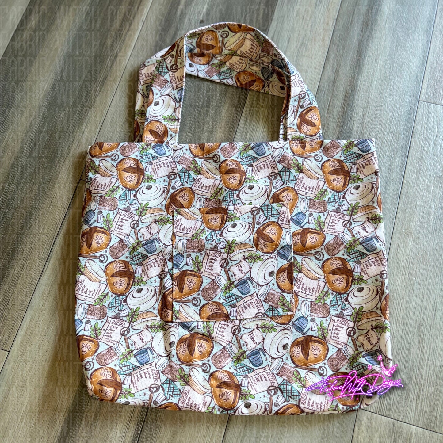 Sourdough Recipe Tote Bag