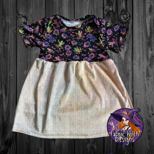 Neon Frog 18-24mo Doodle Dress