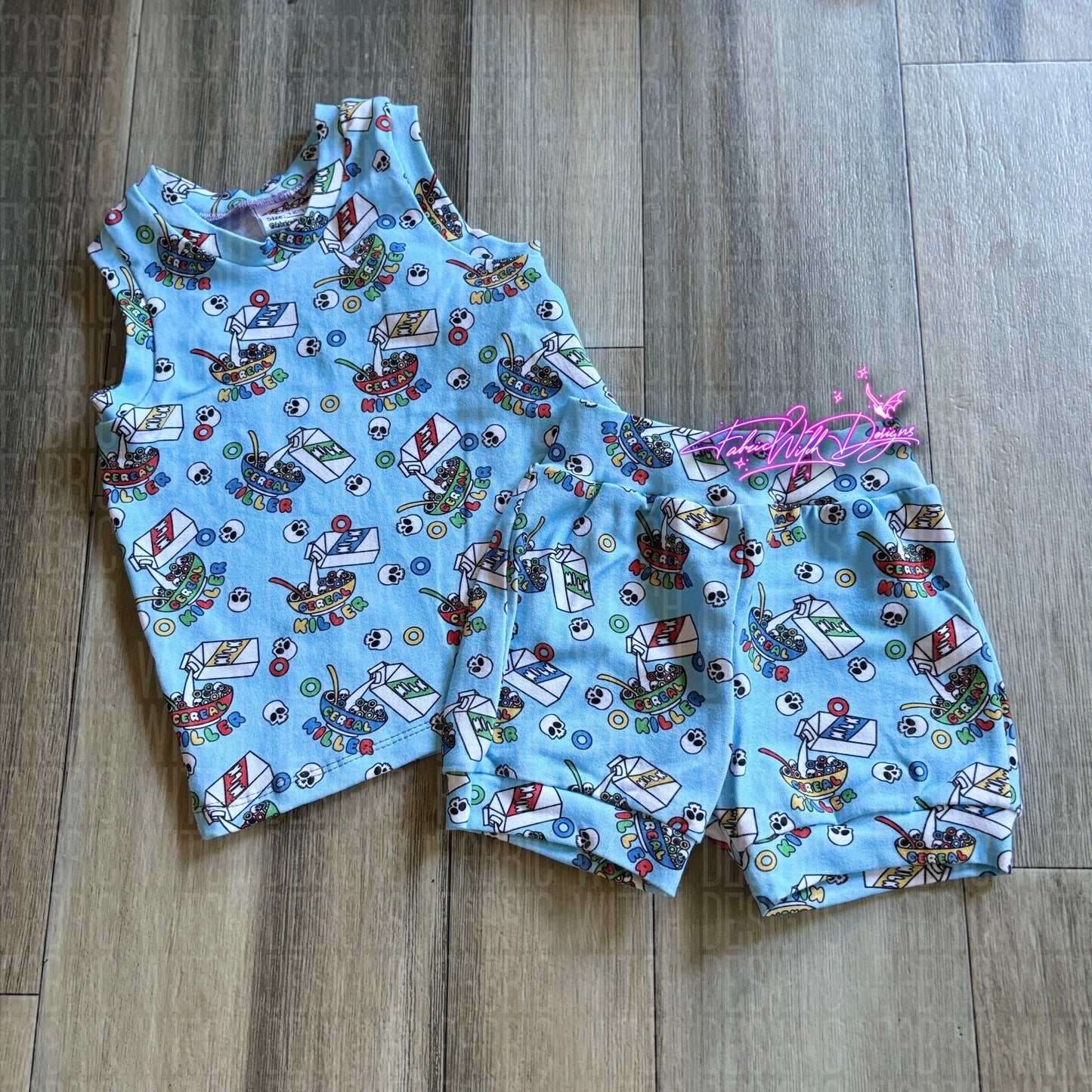 Cereal Killer 12-18 Months Tank & Short Set