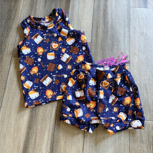 Smores 12-18 Months Tank & Short Set