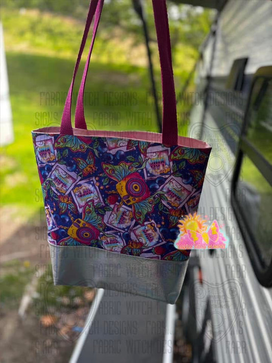 Moth Affirmations Holo Base Tote Bag