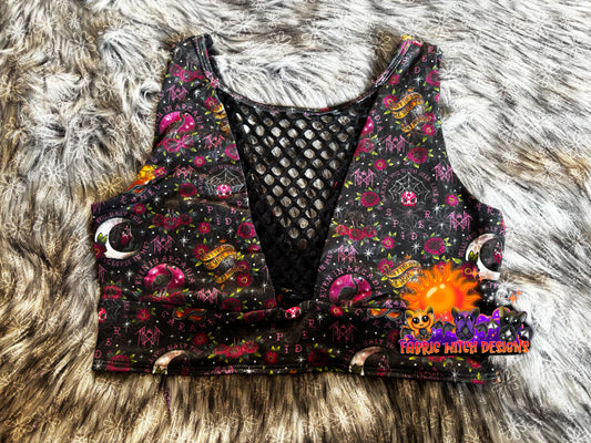 Arcadia Tattoo Large Bryce Crop Top