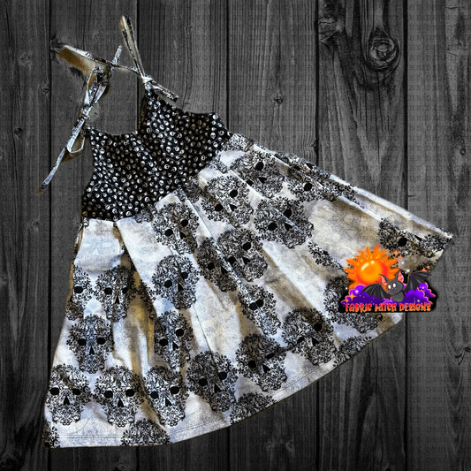 Lace Skulls 5T Azalea Dress