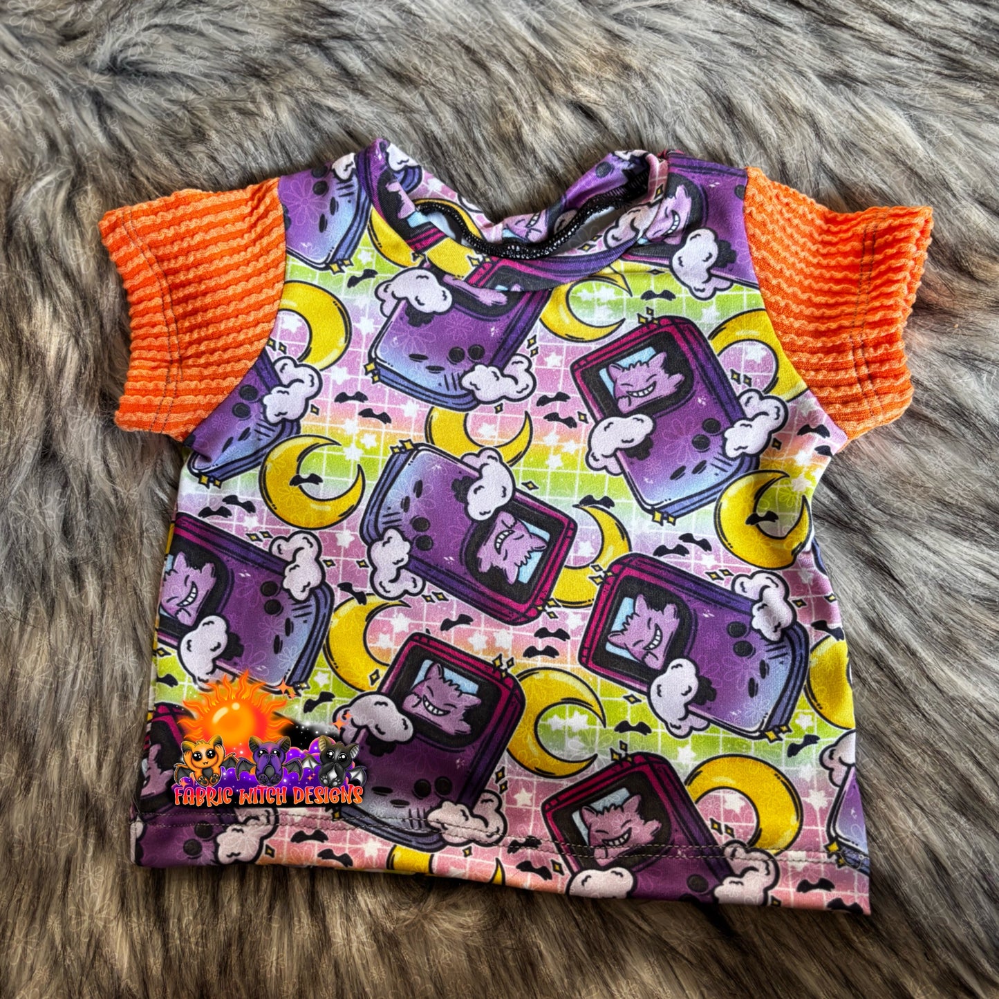 Gamer Ghost Monster 3/6mo Shirt