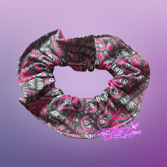 Ouija Valentine Scrunchie